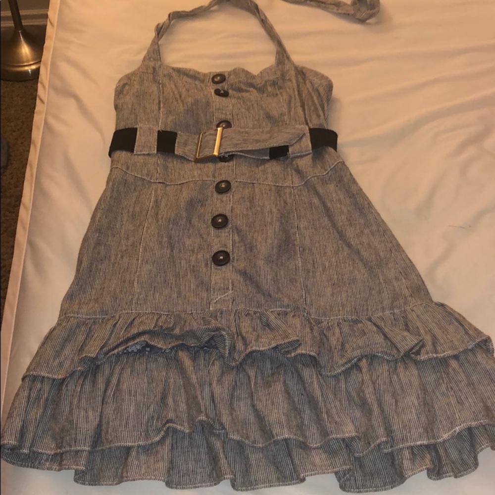 Denim pin up girl dress.
